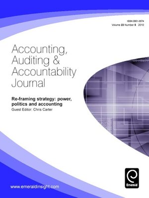cover image of Accounting, Auditing & Accountability Journal, Volume 23, Issue 5